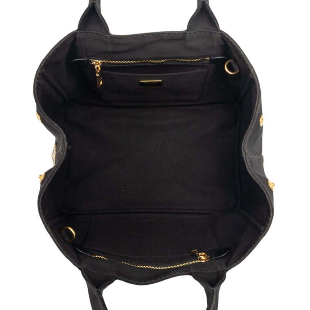 PRADA Black Canvas Shoulder Bag - Picture 4 of 5
